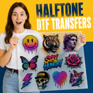 Advanced Halftone DTF Printing Gang Sheet Builder
